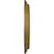 Ekena Millwork Traditional Ceiling Medallion (Fits Canopies up to 2 3/4"), Hand-Painted Gold, 12"OD x 1"P CM12TRGLS - alternate 2